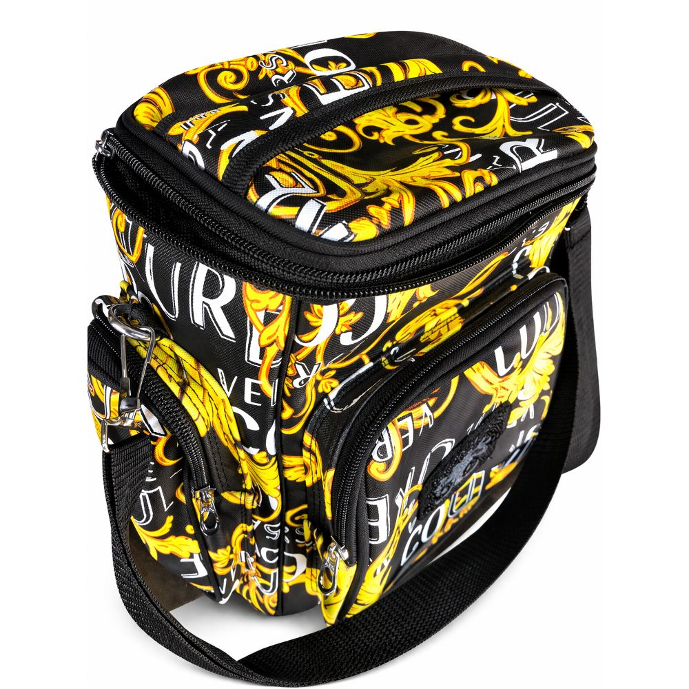 Stylish Printed Crossbody Bag with Multiple Compartments